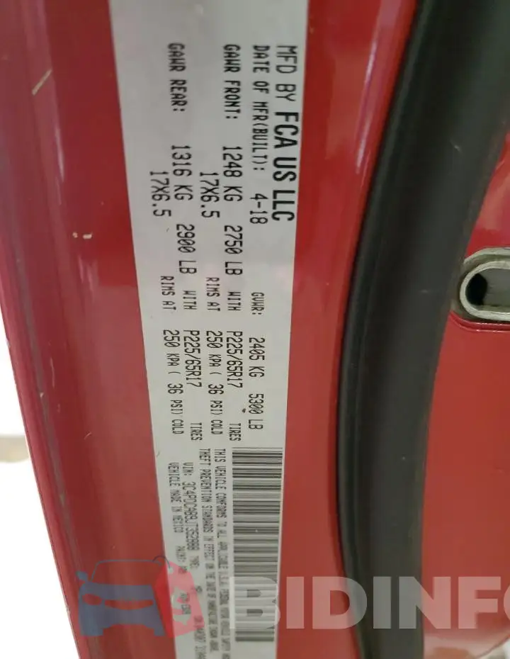 3C4PDCAB9JT352888 Photo# 13