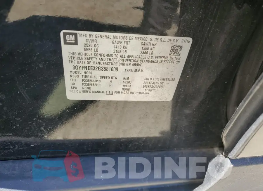 3GYFNEE32GS581008 Photo# 12