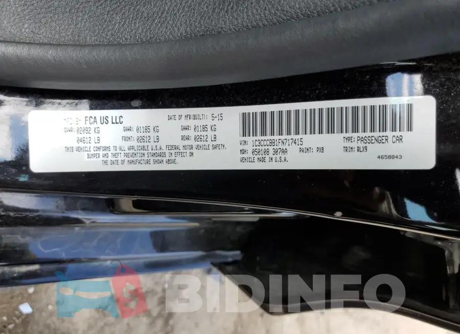 1C3CCCBB1FN717415 Photo# 12