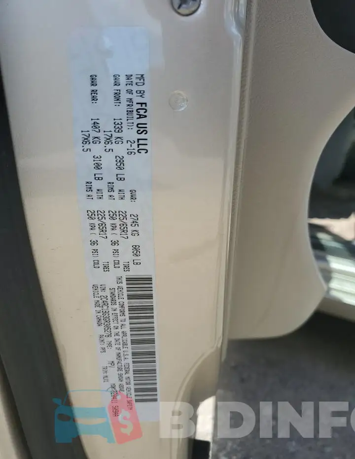 2C4RC1BG3GR305278 Photo# 13