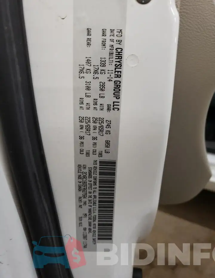 2C4RC1BG5FR627564 Photo# 13