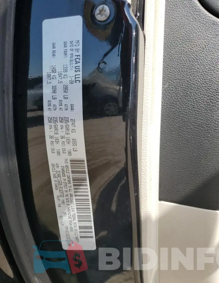 2C4RC1GG9LR163733 Photo# 13