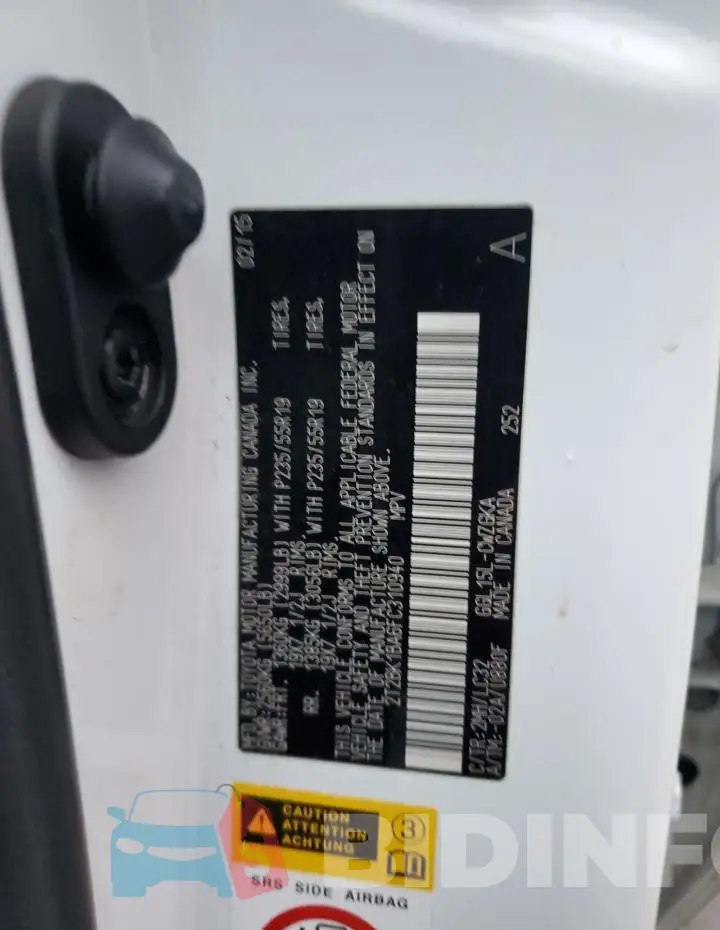 2T2BK1BA6FC310940 Photo# 14