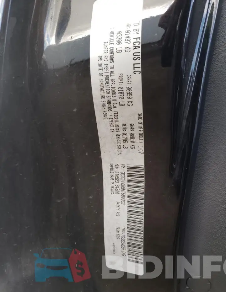 3C3CFFKR9HT580362 Photo# 12