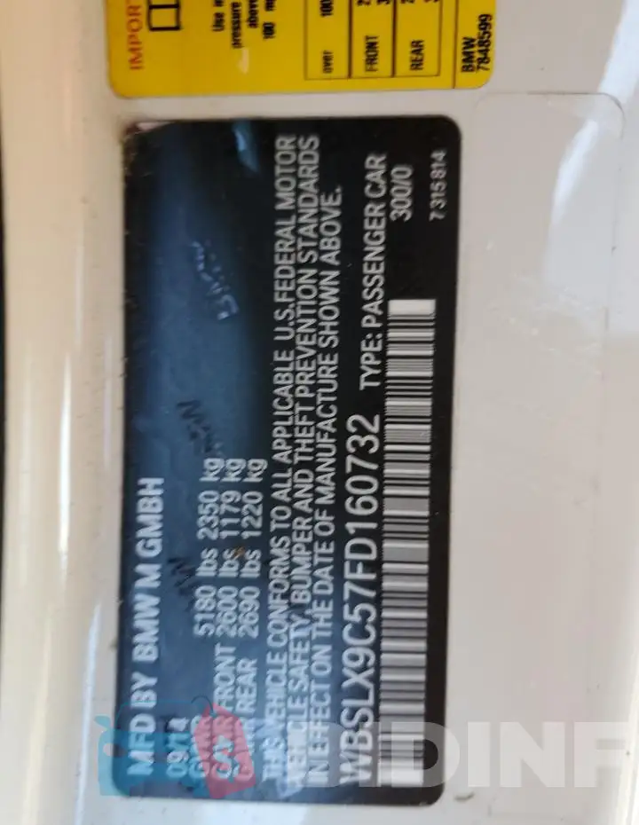 WBSLX9C57FD160732 Photo# 12