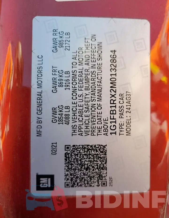 1G1FB1RX2M0132864 Photo# 12