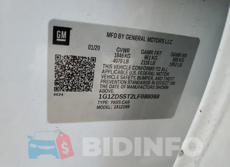1G1ZD5ST2LF088088 Photo# 12
