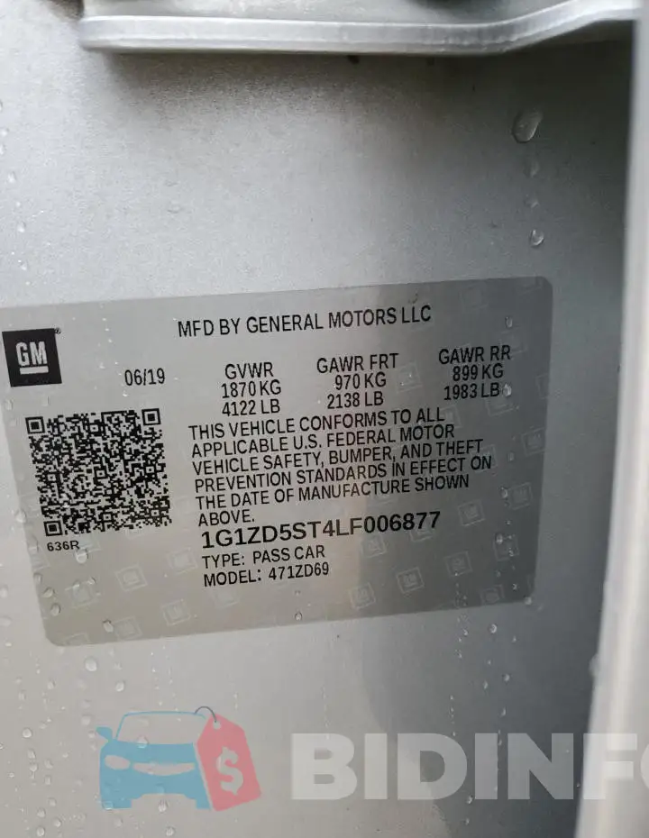 1G1ZD5ST4LF006877 Photo# 12
