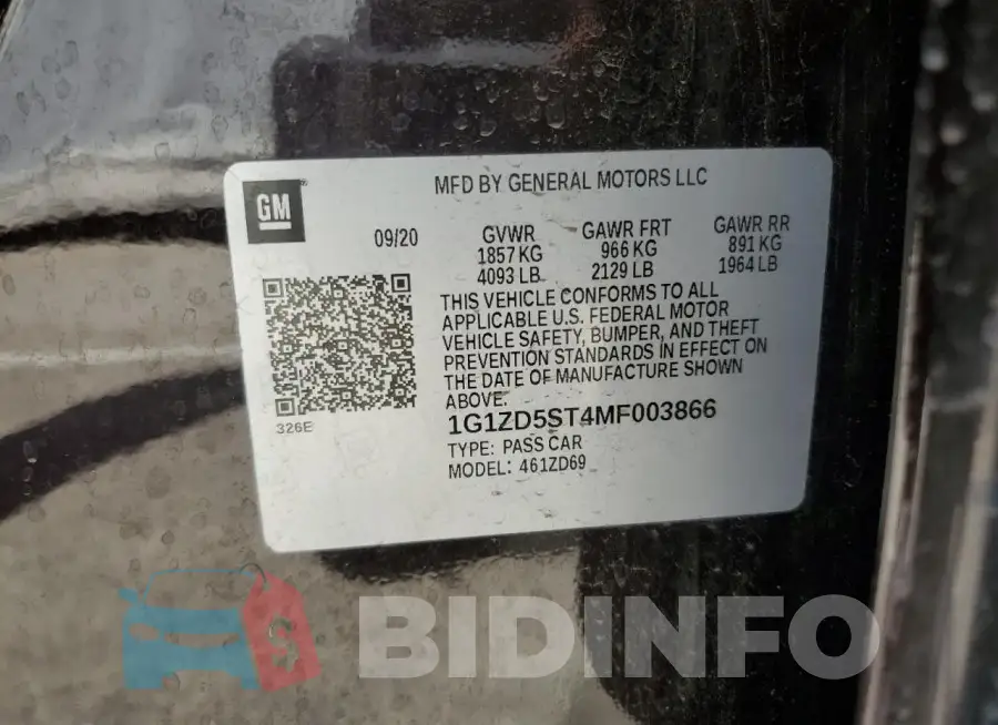 1G1ZD5ST4MF003866 Photo# 12