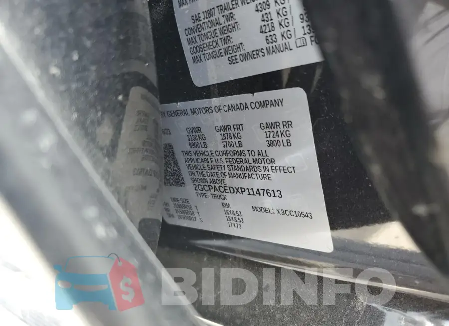 2GCPACEDXP1147613 Photo# 12
