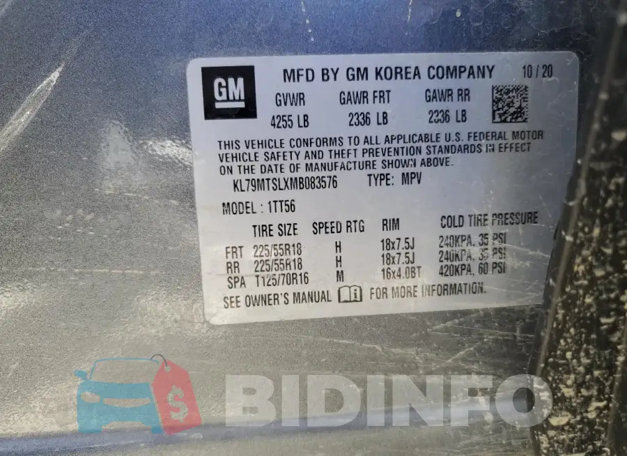 KL79MTSLXMB083576 Photo# 14