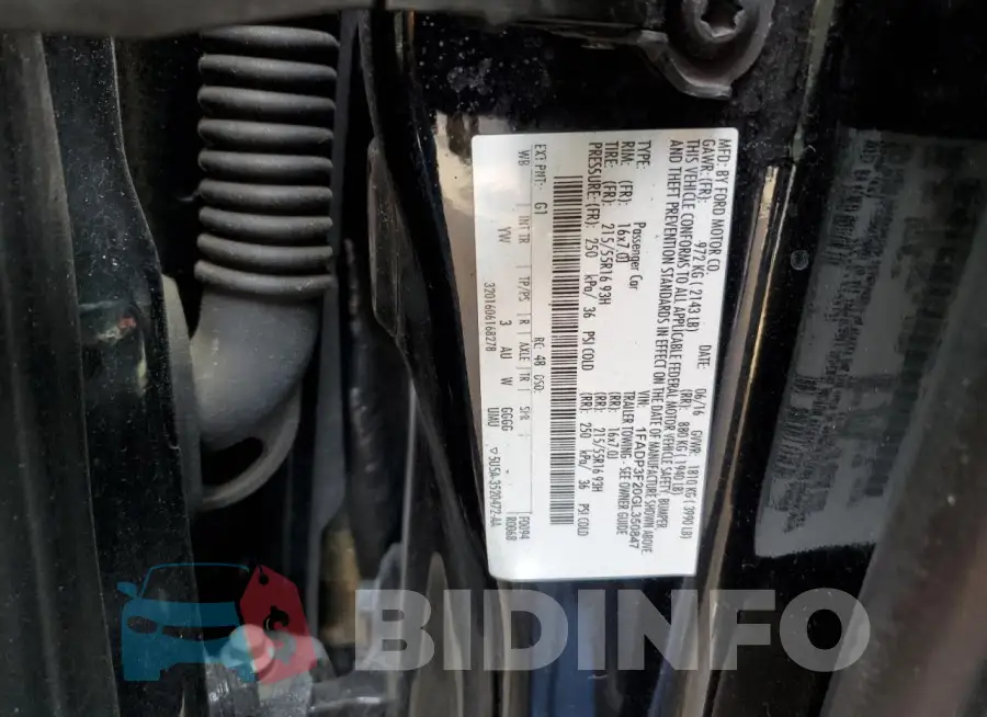 1FADP3F20GL350847 Photo# 13