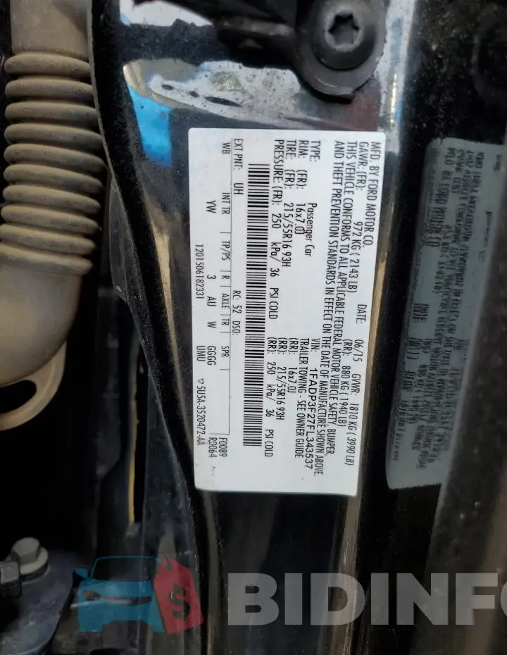 1FADP3F27FL343537 Photo# 12