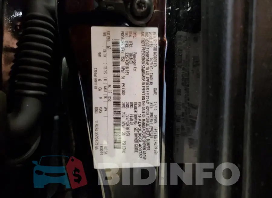 1FADP3L96GL400782 Photo# 12