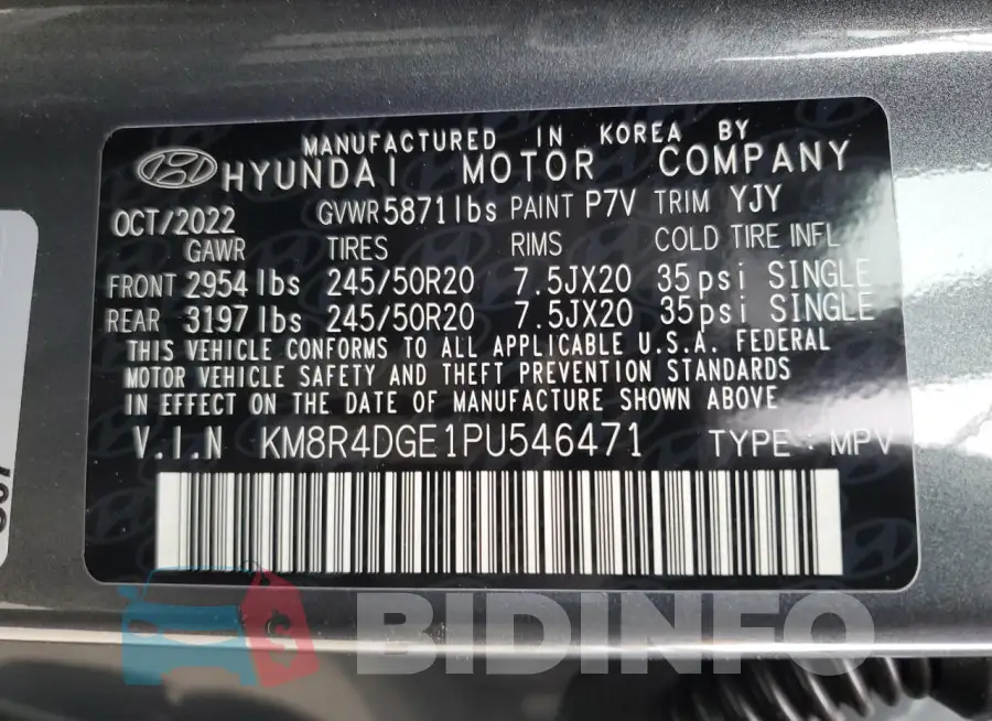 KM8R4DGE1PU546471 Photo# 13