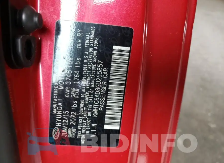 KMHTC6AD3GU265857 Photo# 12