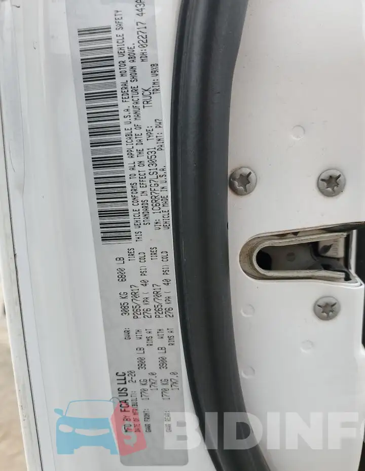 1C6RR7FG7LS130531 Photo# 13