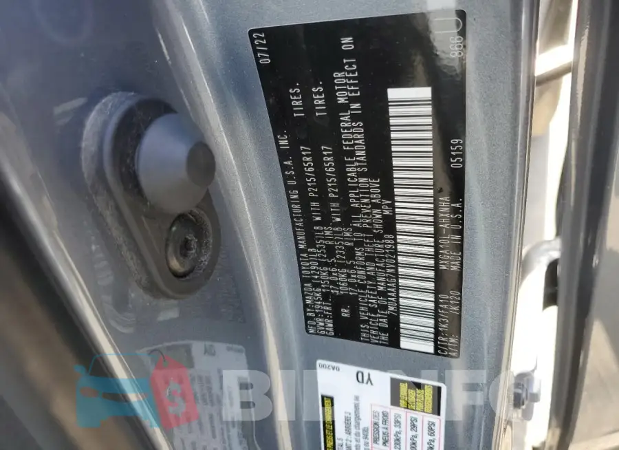 7MUAAAAG7NV021988 Photo# 13