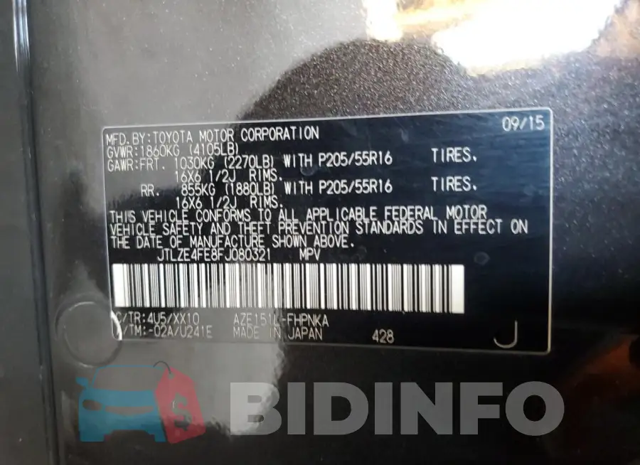 JTLZE4FE8FJ080321 Photo# 13