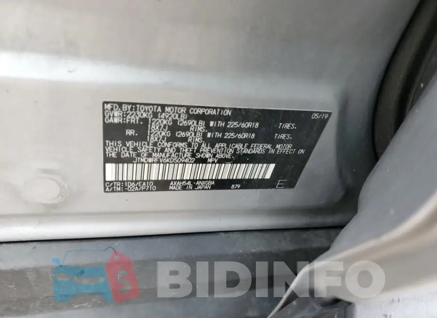 JTMDWRFV6KD509402 Photo# 12