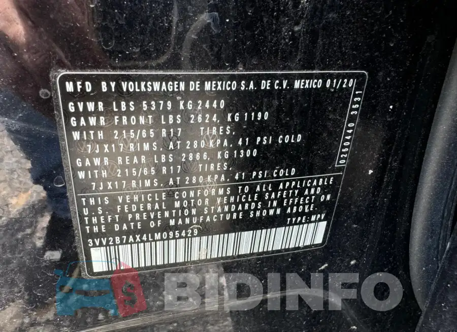 3VV2B7AX4LM095429 Photo# 12