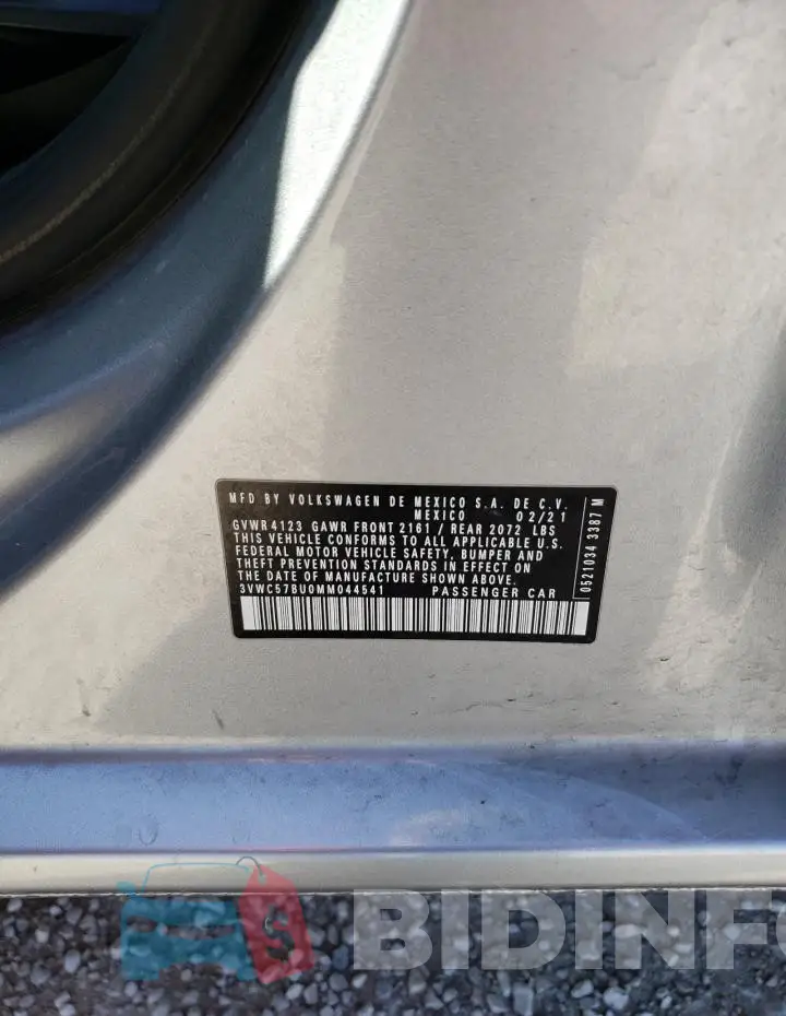3VWC57BU0MM044541 Photo# 13