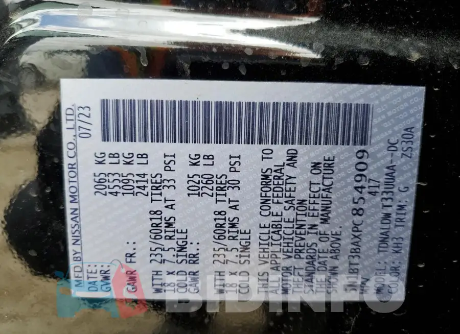 5N1BT3BAXPC854909 Photo# 13
