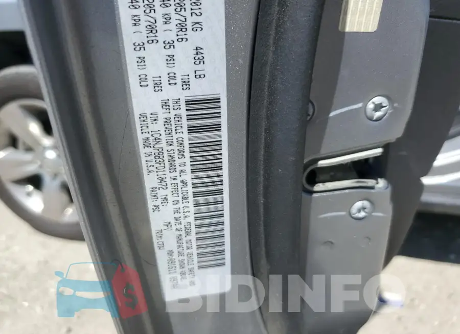 1C4NJPBB3FD110472 Photo# 13