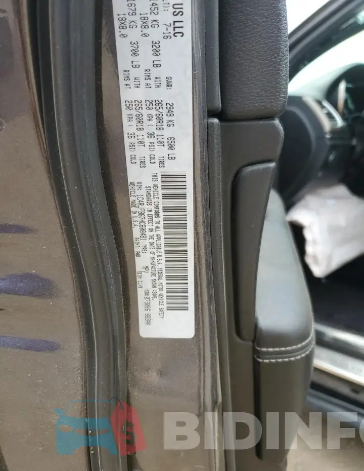 1C4RJFBG7HC608481 Photo# 14