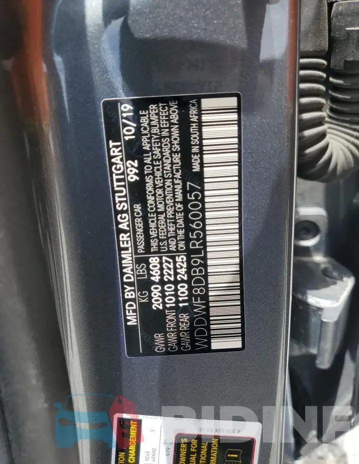 WDDWF8DB9LR560057 Photo# 12