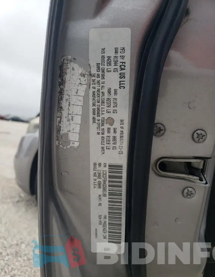 1C3CDFBAXGD605189 Photo# 13