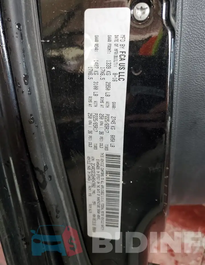 2C4RDGEG5HR547082 Photo# 13