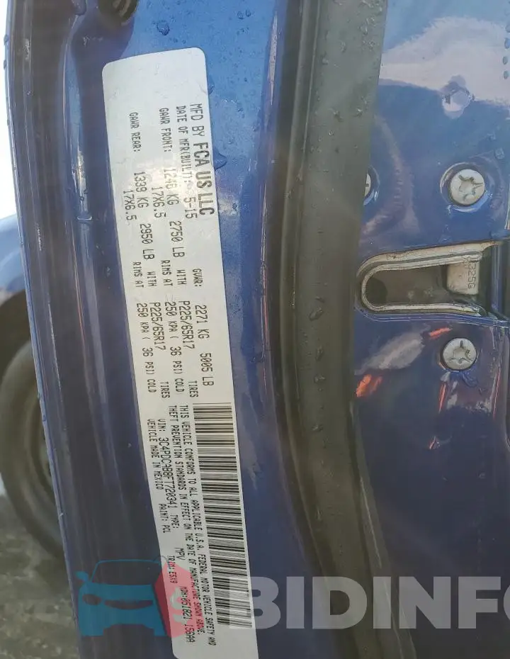 3C4PDCAB8FT720341 Photo# 13