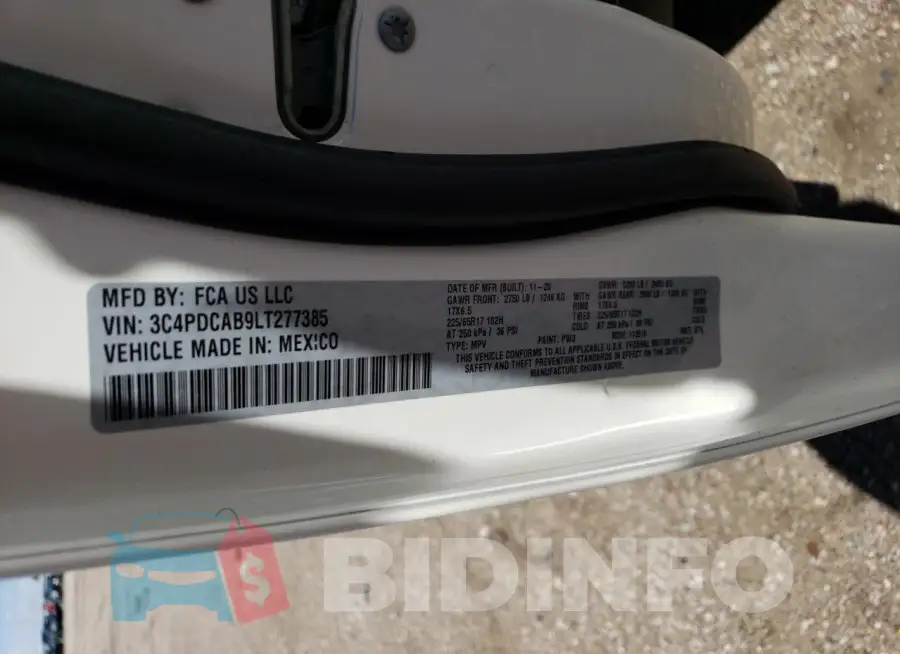 3C4PDCAB9LT277385 Photo# 14