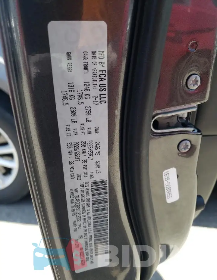 3C4PDCBB5HT612552 Photo# 12