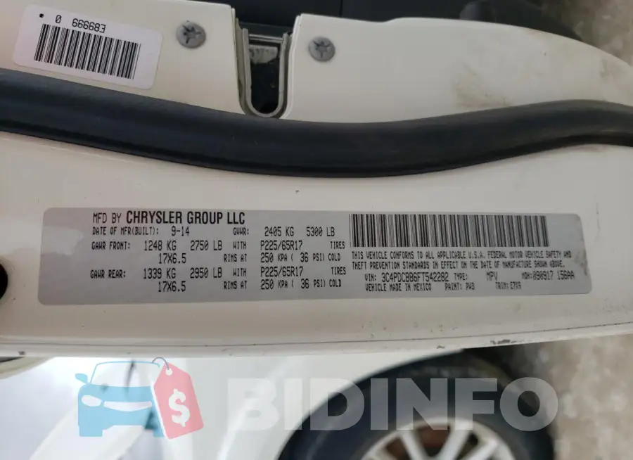3C4PDCBB6FT542282 Photo# 14