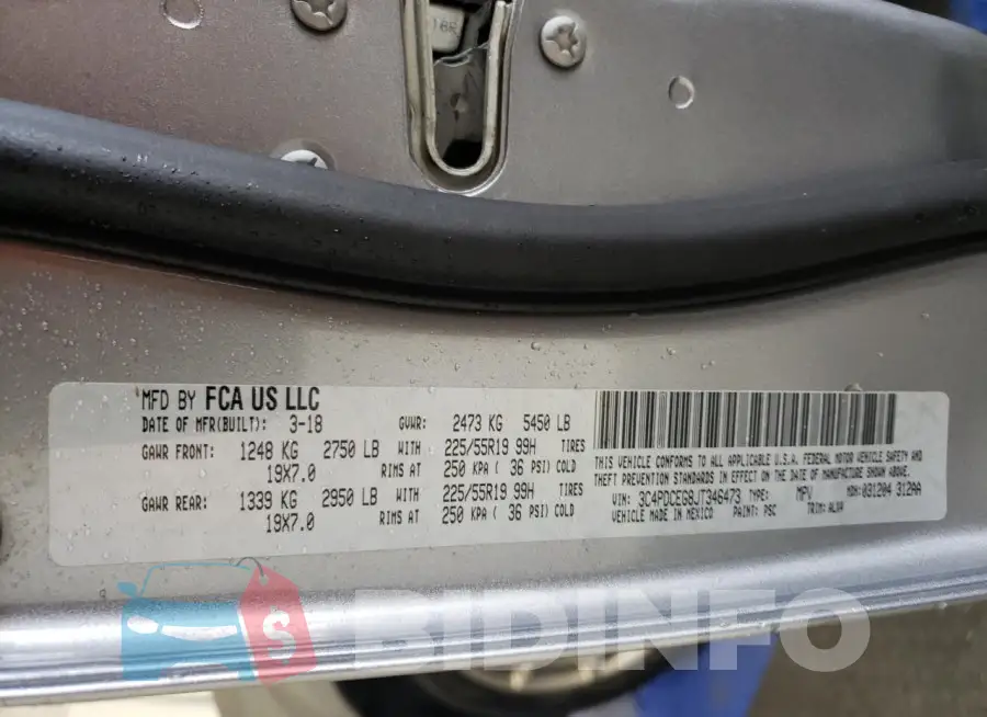 3C4PDCEG8JT346473 Photo# 13