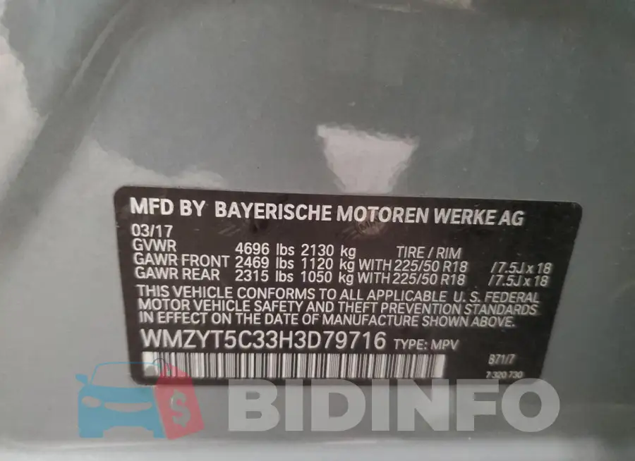 WMZYT5C33H3D79716 Photo# 12