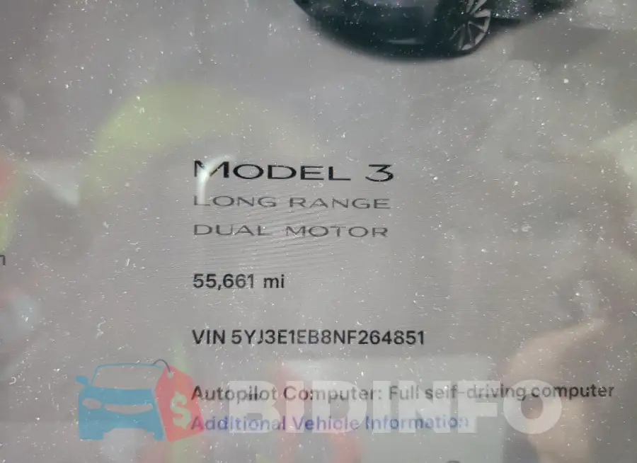 5YJ3E1EB8NF264851 Photo# 9
