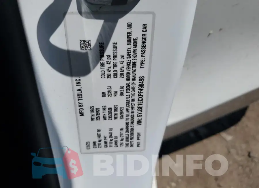 5YJ3E1ECXPF498498 Photo# 12