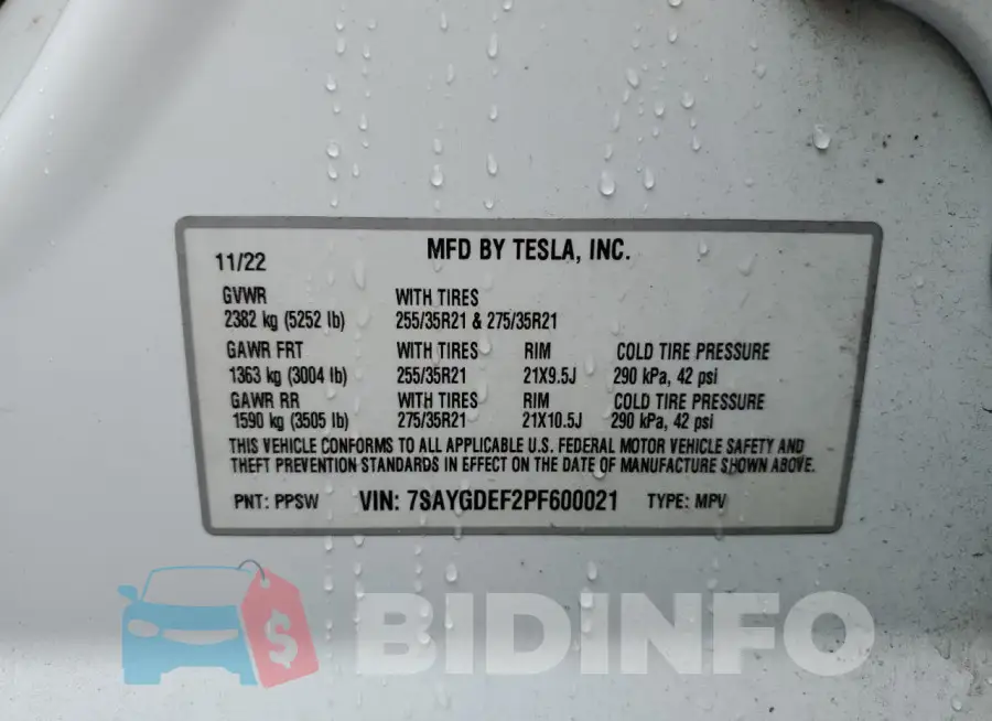 7SAYGDEF2PF600021 Photo# 12