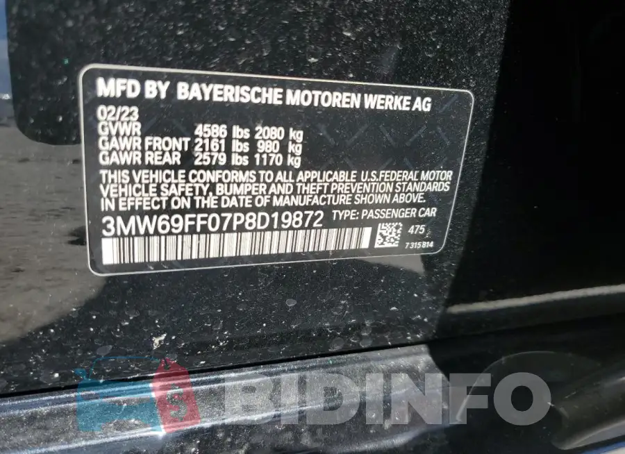 3MW69FF07P8D19872 Photo# 12