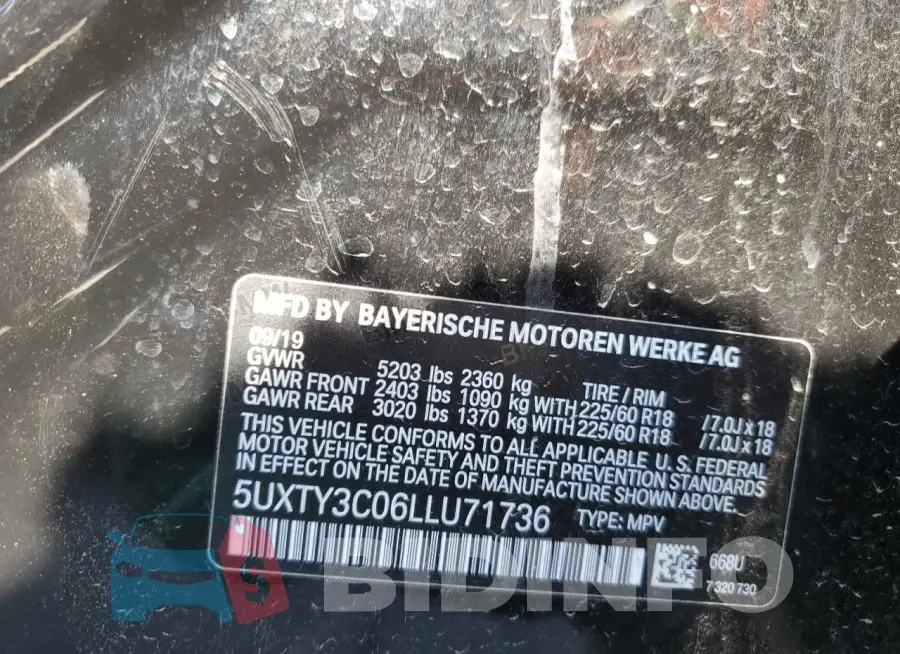 5UXTY3C06LLU71736 Photo# 12