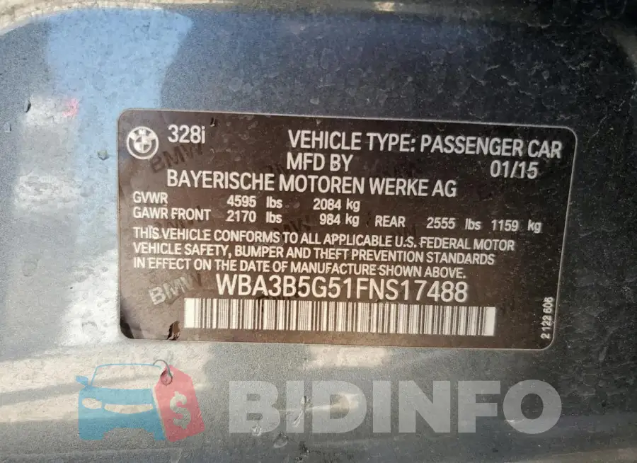 WBA3B5G51FNS17488 Photo# 13