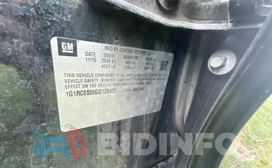 1G1RC6S56GU129429 Photo# 10