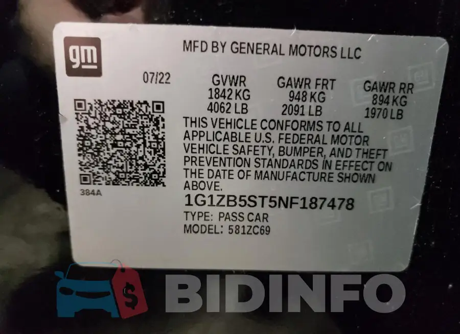 1G1ZB5ST5NF187478 Photo# 12