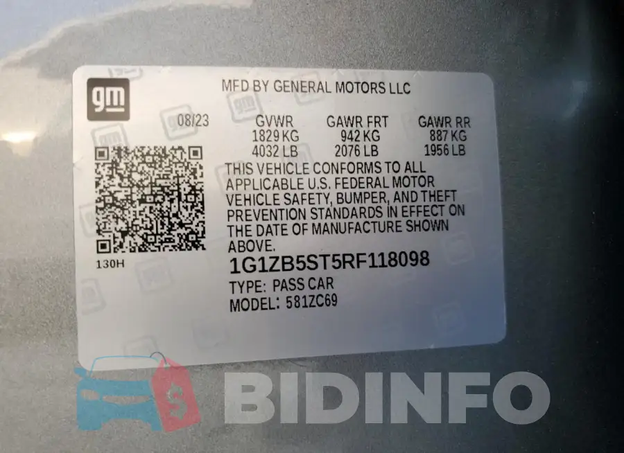 1G1ZB5ST5RF118098 Photo# 12