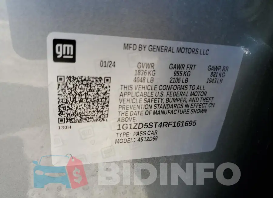 1G1ZD5ST4RF161695 Photo# 13