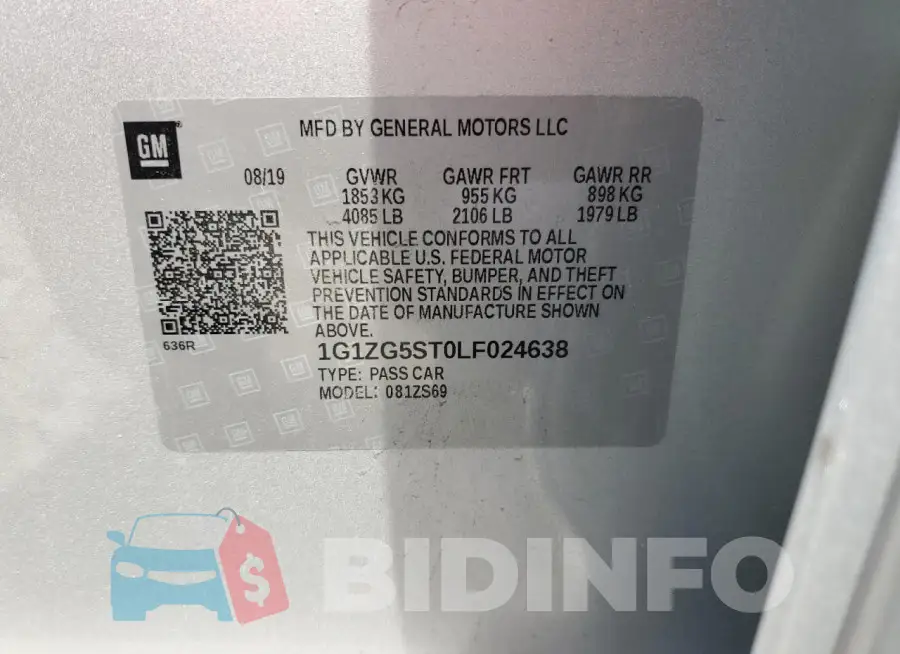 1G1ZG5ST0LF024638 Photo# 13