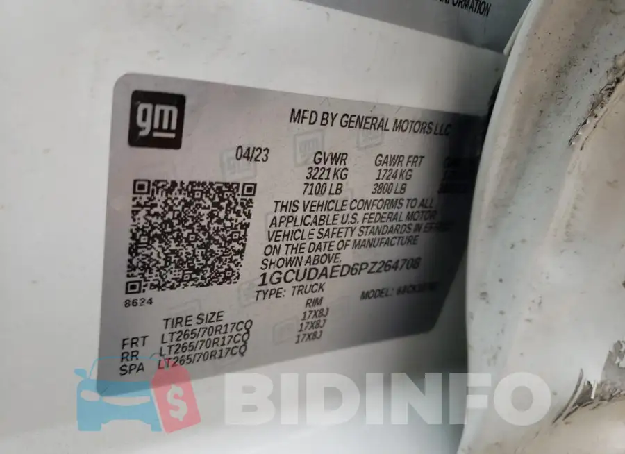 1GCUDAED6PZ264708 Photo# 12